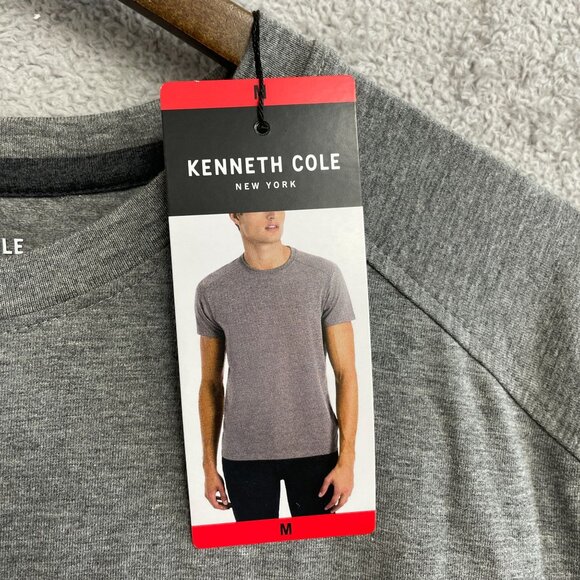 NEW Kenneth Cole Men's M Gray T-Shirt M 4-Way Stretch - Picture 5 of 7